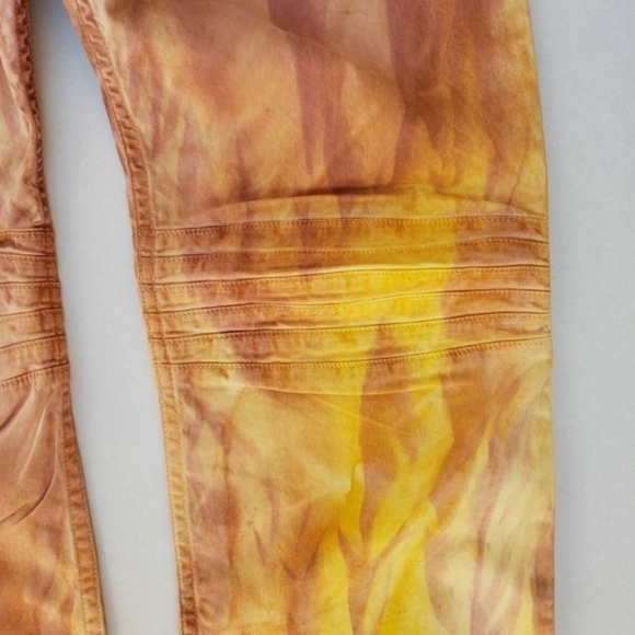 New ROBIN'S JEAN Motard Slim Straight Jeans SZ 40 - Picture 3 of 8